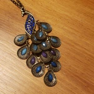 Peacock Pendant Necklace